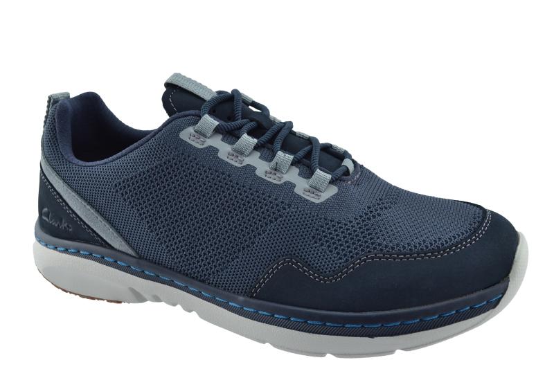 Clarks Pro Knit Shoe in Blue for Men